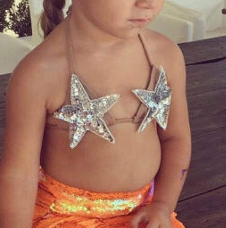 Mermaid Sequins Starfish Bikini Set