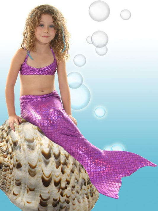 Walkable/Swimmable Mermaid Tail with Invisible Zipper Bottom / Option to add Bikini and Monofin