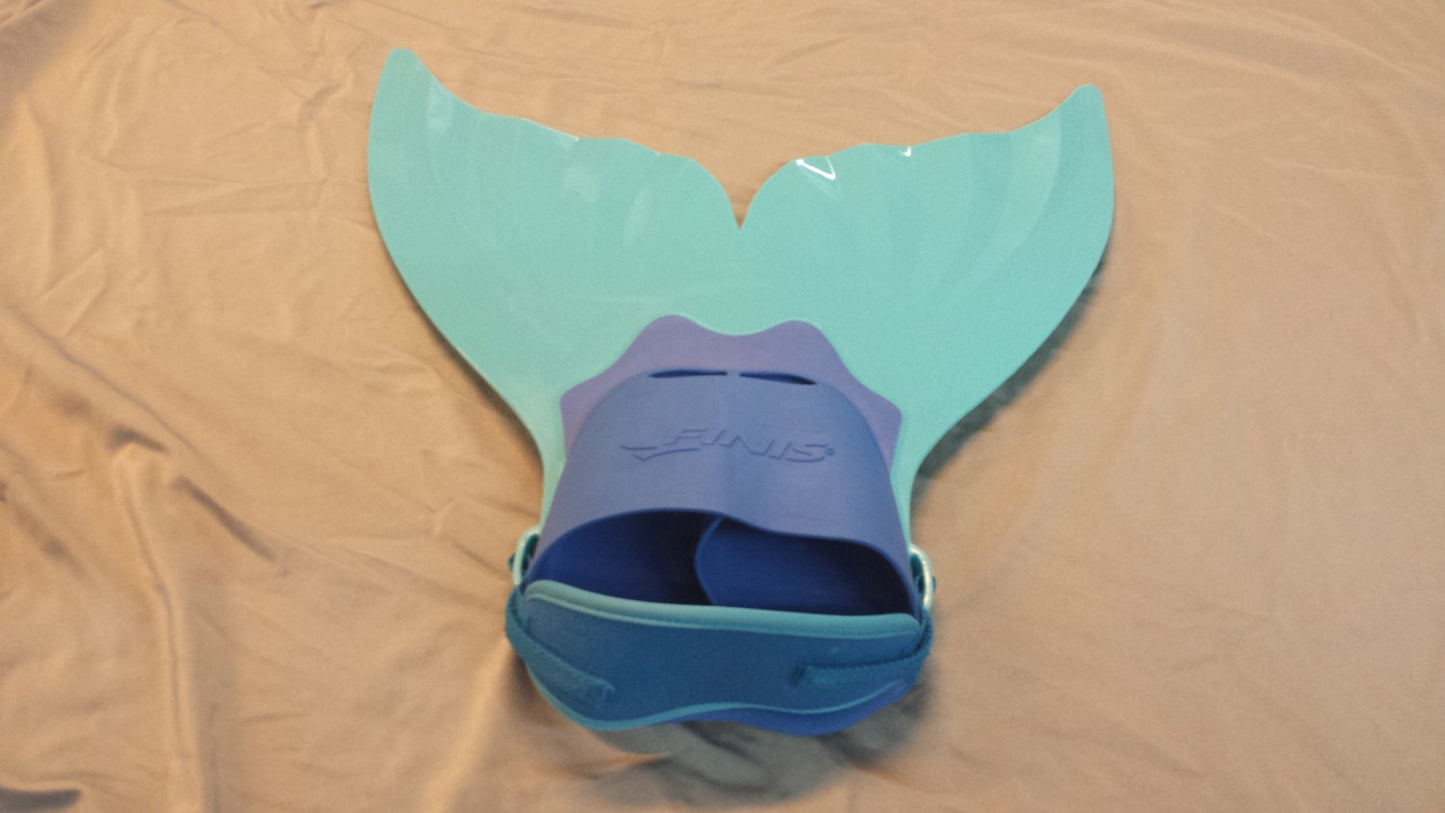 Shark Tail ! Swimmable / Walkable with Invisible Zipper Bottom ! ADD Monofin !