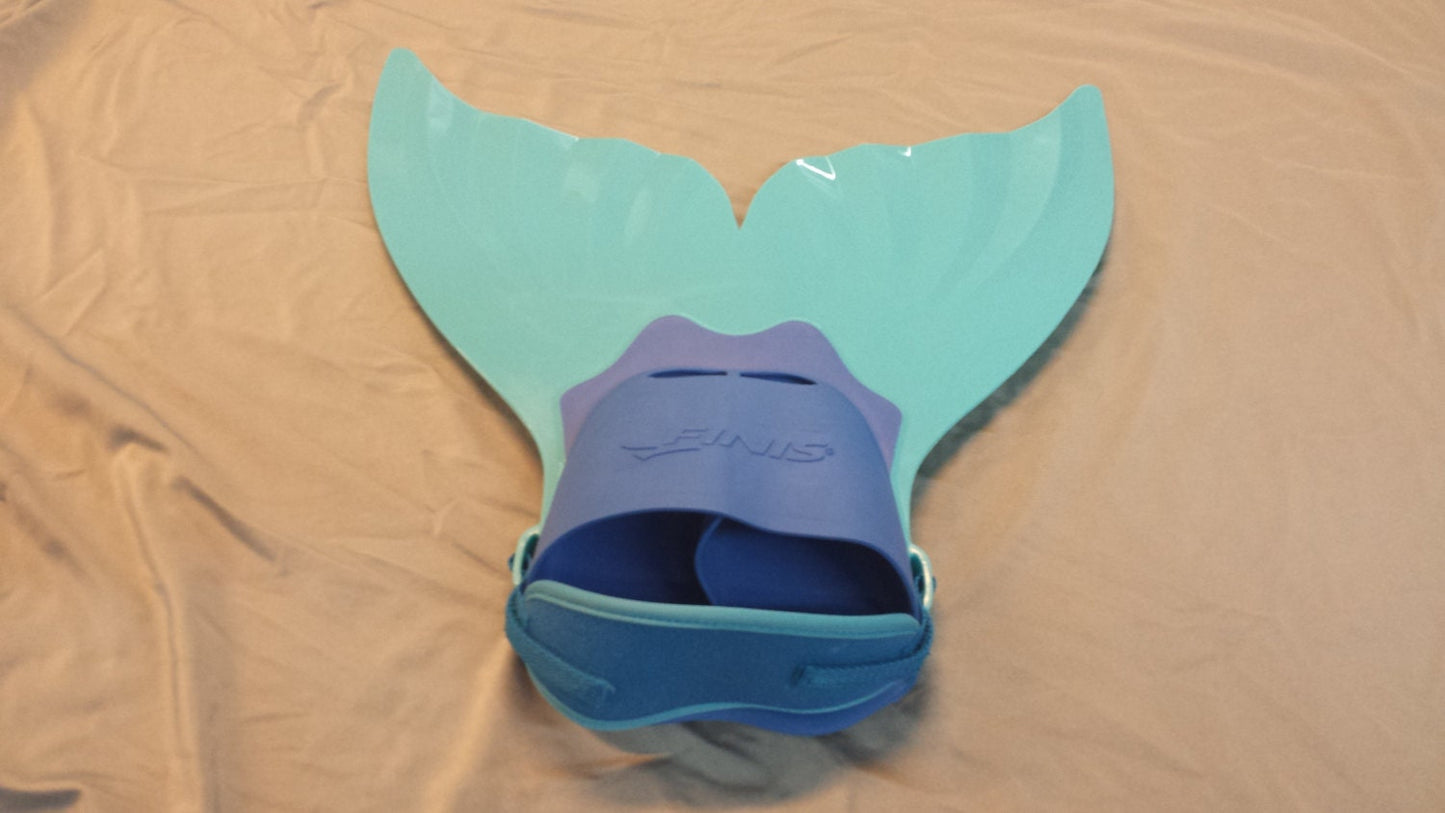 Shark Tail ! Swimmable / Walkable/ Includes Monofin (Swimmable Plastic Insert that Gives theTail its Shape)