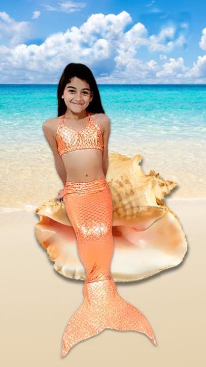 Mermaid Tail  Walkable/Swimmable with Invisible Zipper Bottom !Add Monofin/Add Bikini *** FAST SHIPPING!!